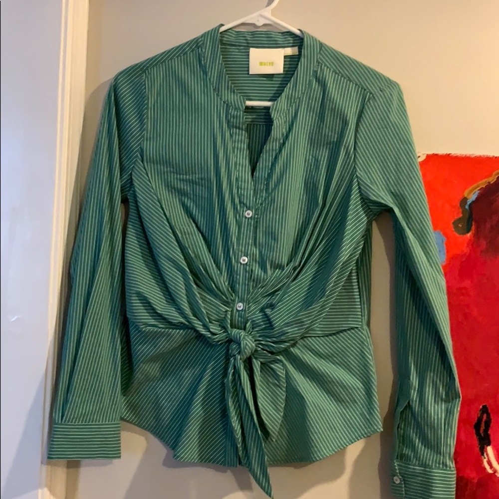Maeve button up blouse from Anthropologie